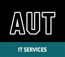 Home aut logo block maori