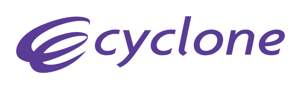 Home cyclone logos light purple